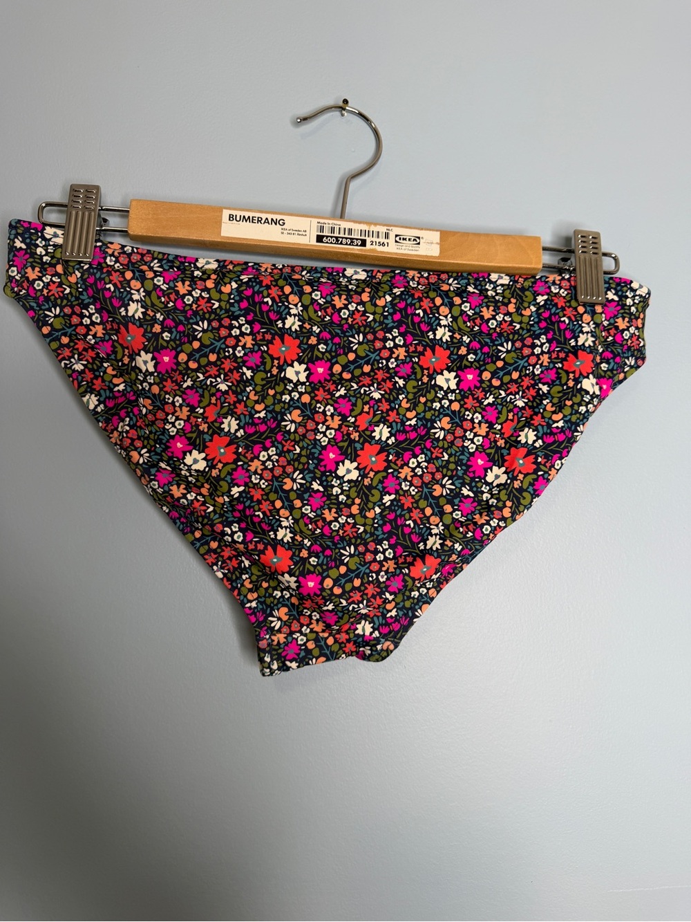 Boden Navy Floral Print Bikini Bottoms - Picture 3 of 3